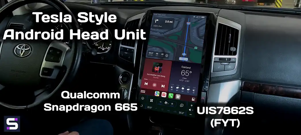 Snapdragon vs UIS Tesla Head Unit SMARTY Trend